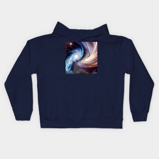 Colliding Galaxies . Kids Hoodie